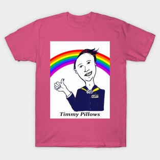 Timmy Pillows with rainbow T-Shirt